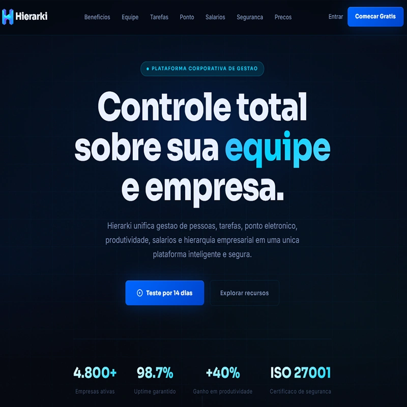 Prévia do projeto Hierarki