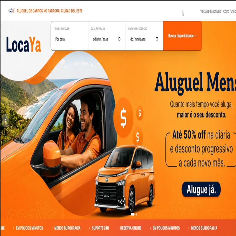 Prévia do projeto Aluguel de carros